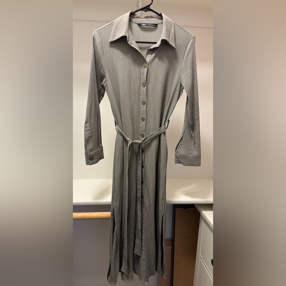 Zara Long shirt dress, cover up